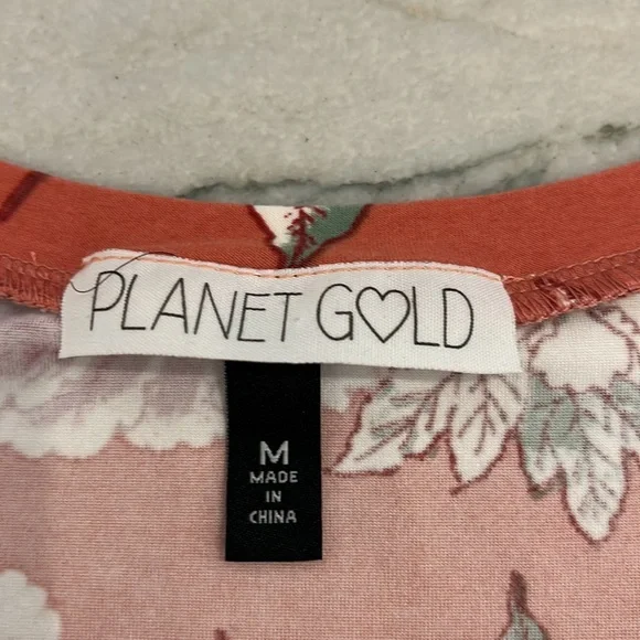 Planet Gold Crop Top - Picture 3 of 12